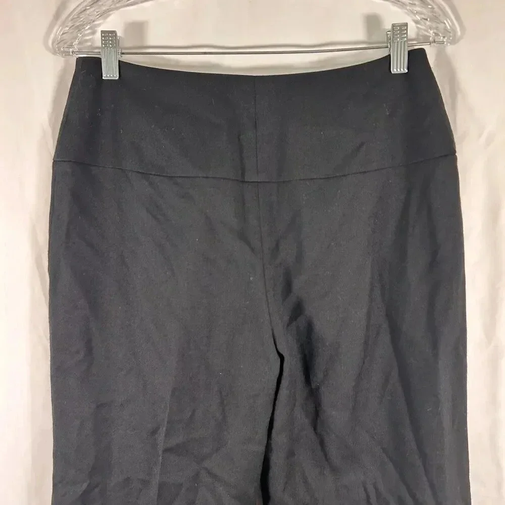 Harve Benard Wool Dress Pants Women's 8P Petite Button Zip Lined High Rise